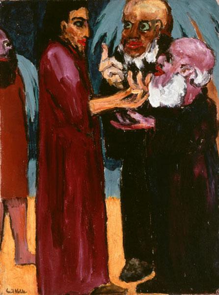 The tribute money (1915) - Emil Nolde Tablo
