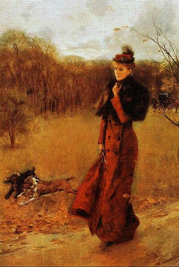 The walk in the park (1884) - Giovanni Boldini Tablo