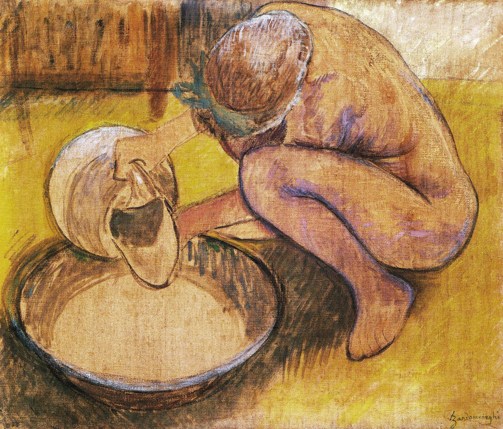 The washtub - Federico Zandomeneghi Tablo