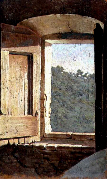 The window - Giuseppe Abbati Tablo