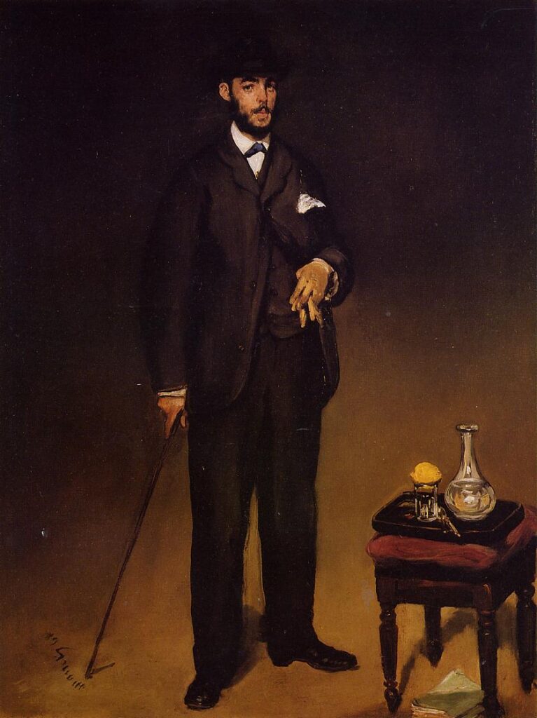 Theodore Duret (1868) - Edouard Manet Tablo