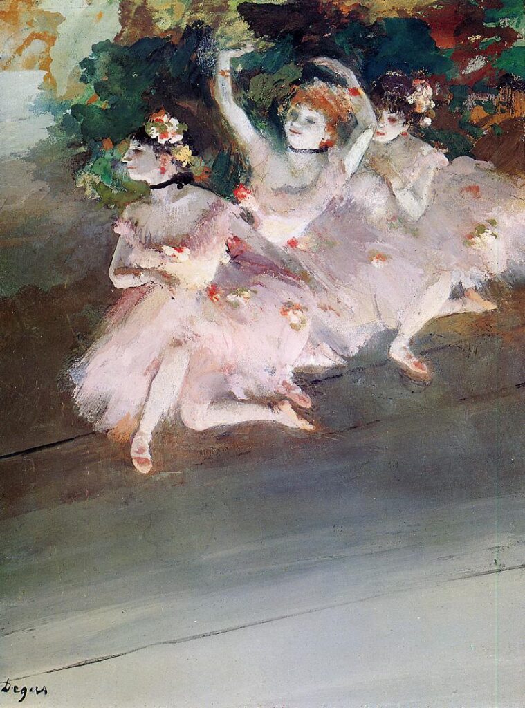 Three Ballet Dancers (1879) – Edgar Degas Tablo