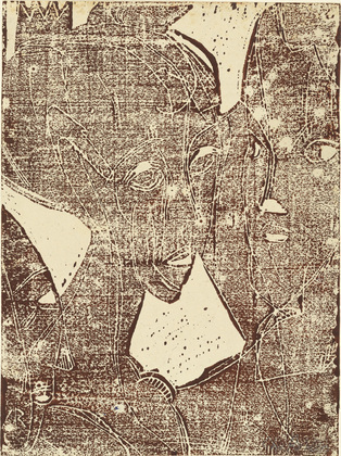 Three Heads (1912) - Christian Rohlfs Tablo