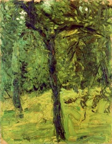Tree in the garden (1907) - Richard Gerstl Tablo