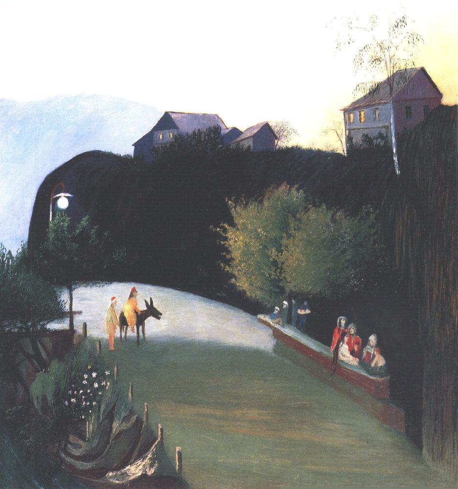Trees in Electric Light at Jajce (1903) - Tivadar Kosztka Csontváry Tablo