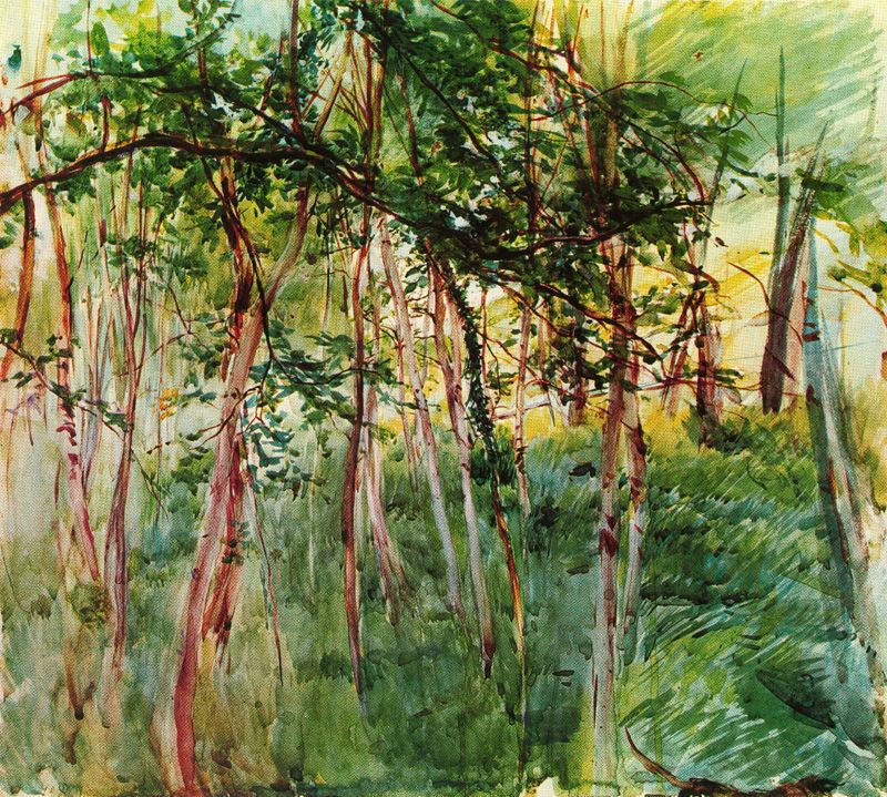 Trees in the Bois de Boulogne (1906) - Giovanni Boldini Tablo
