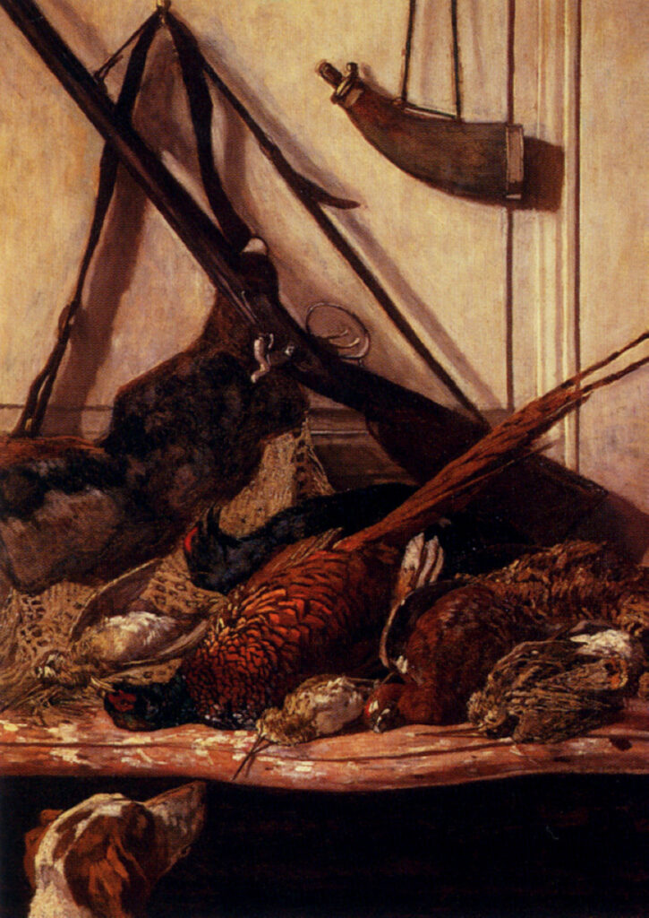 Trophies of the Hunt (1862) - Claude Monet Tablo