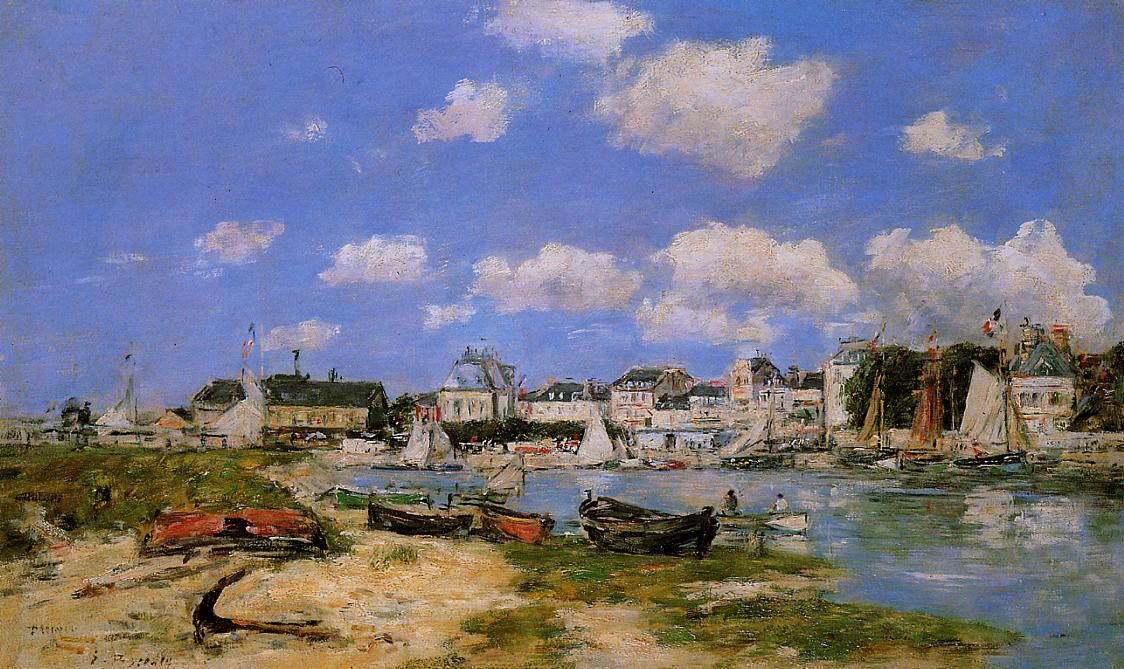 Trouville (1864) - Eugène Boudin Tablo
