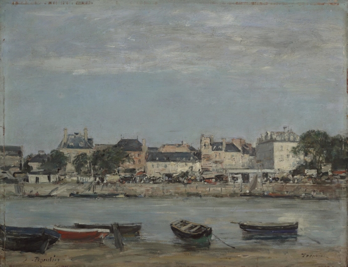 Trouville - Eugène Boudin Tablo