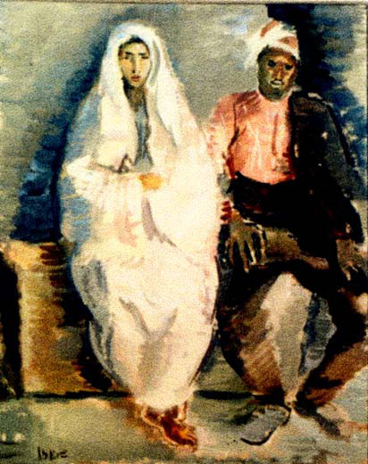 Turks from Mangalia - Iosif Iser Tablo