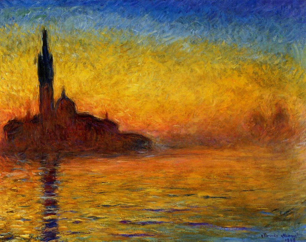 Twilight, Venice (1908) - Claude Monet Tablo