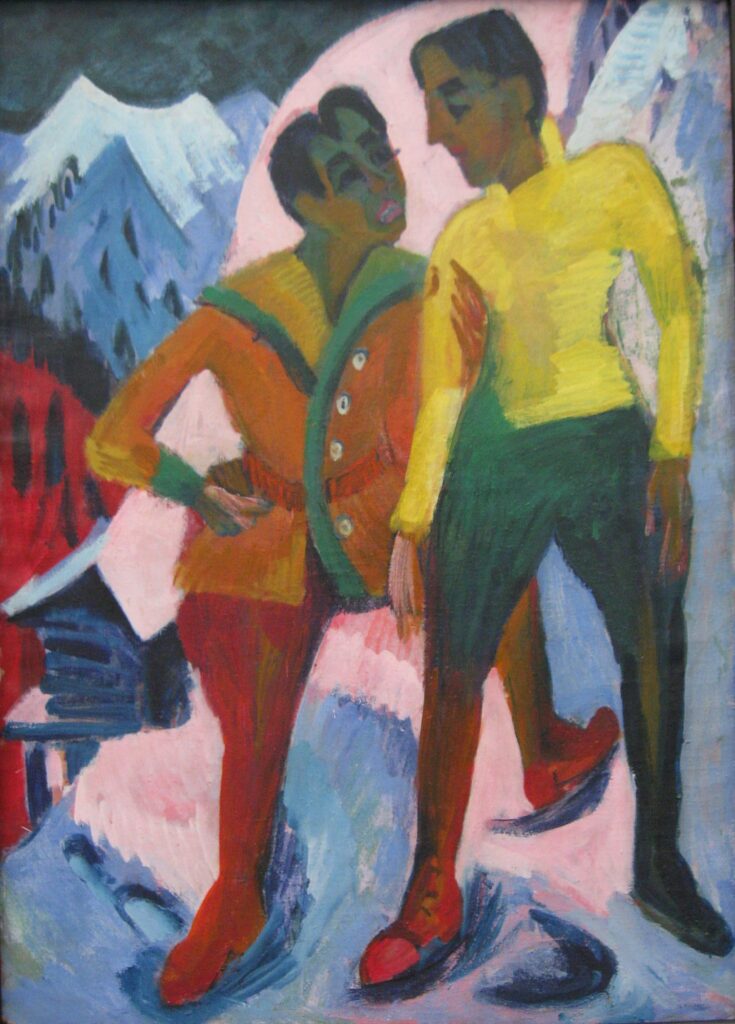 Two Brothers (1921) - Ernst Ludwig Kirchner Tablo