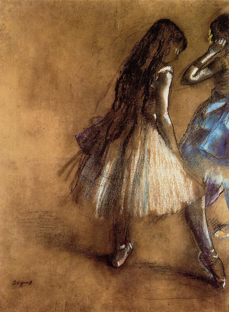 Two Dancers (1878) - Edgar Degas Tablo