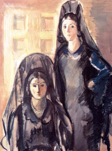 Two Spanish Women - Iosif Iser Tablo