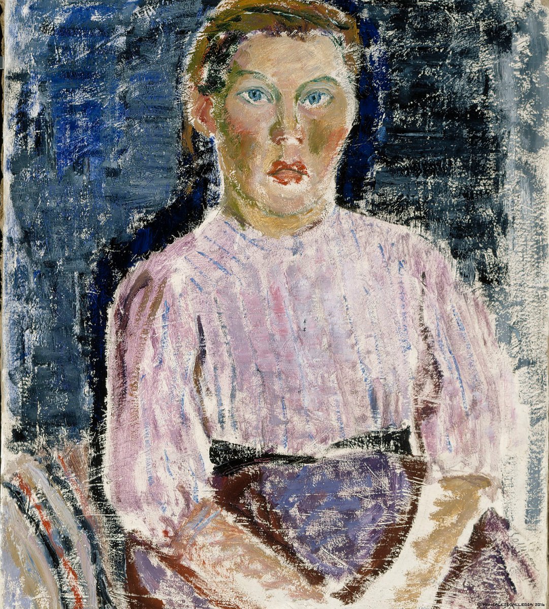 Tyttö Riekkalasta (1914) - Tyko Sallinen Tablo