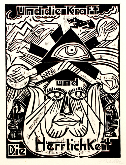 Und die Kraft und die Herrlichkeit (And the Power and the Glory) (1921) - Max Pechstein Tablo