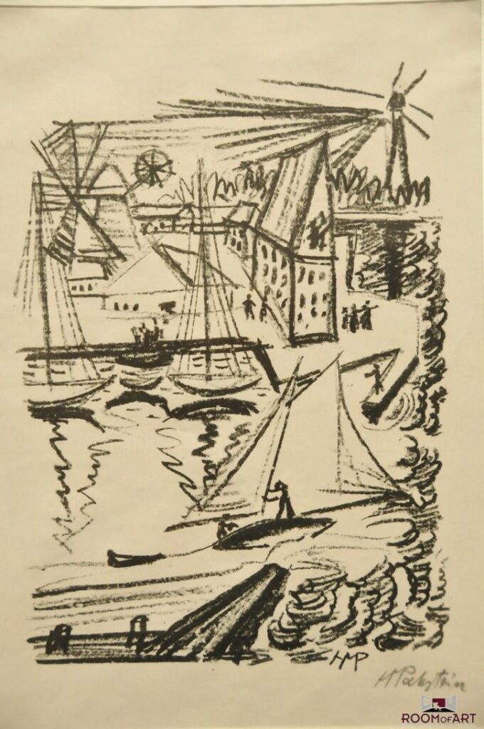 Untitled (1920) - Max Pechstein Tablo