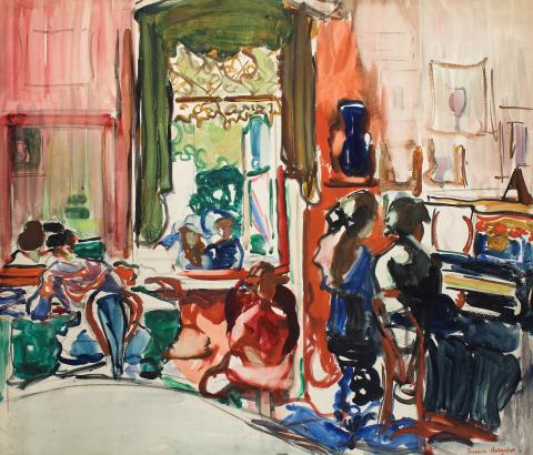Untitled (The Piano Lesson) (1909) - Frances Hodgkins Tablo