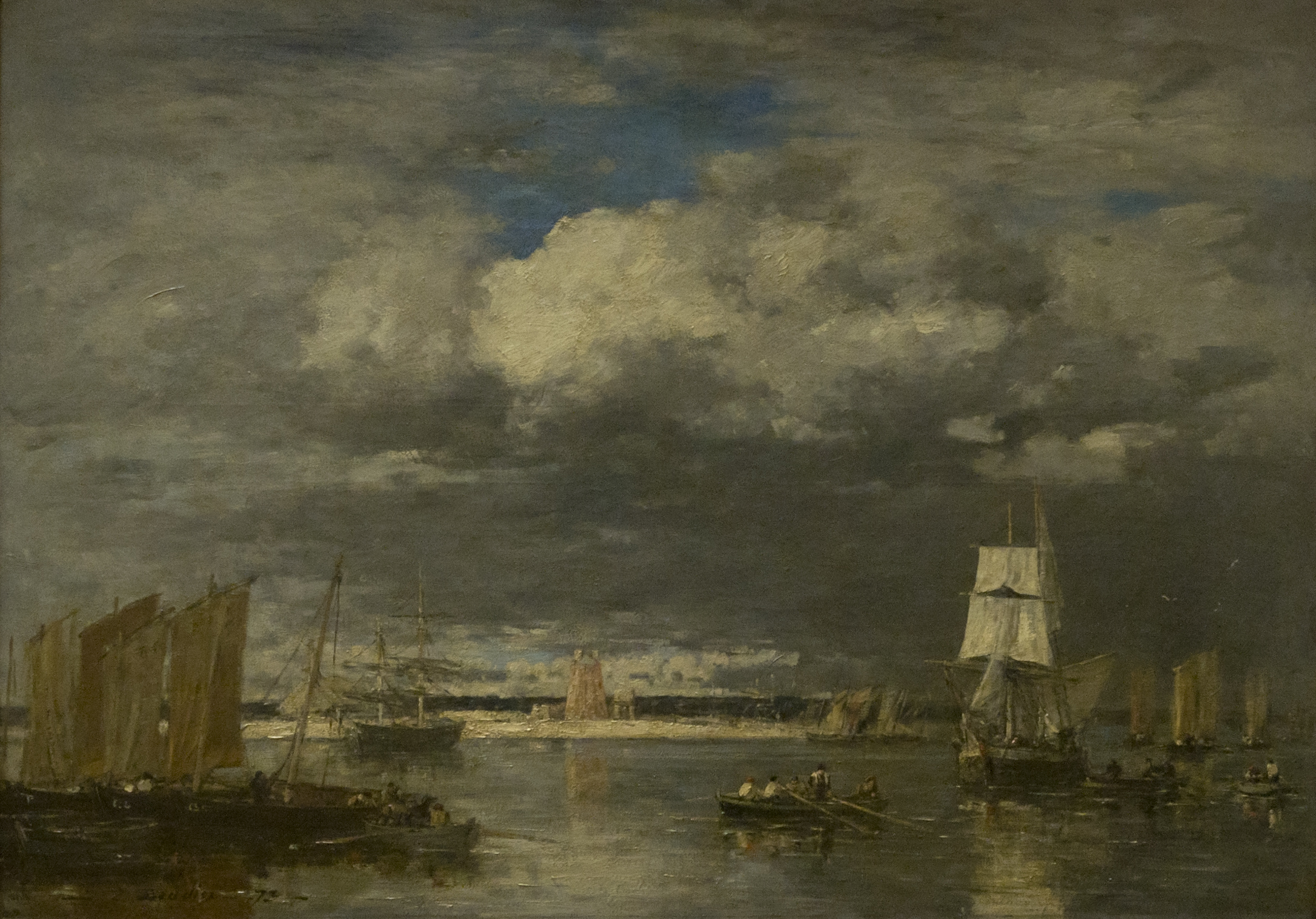 Untitled - Eugène Boudin Tablo