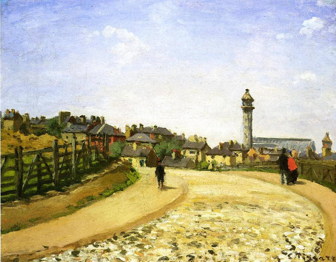 Upper Norwood, Crystal Palace, London (1870) - Camille Pissarro Tablo