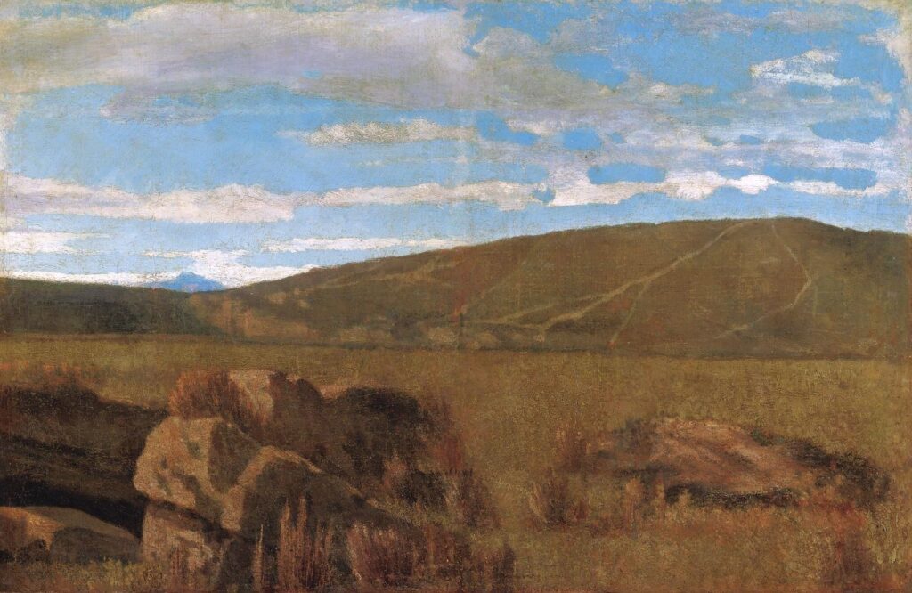 Vallata a Castiglioncello – Giuseppe Abbati Tablo