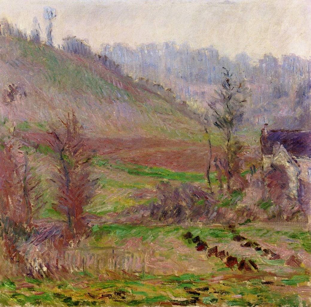 Valley of Falaise (1885) - Claude Monet Tablo