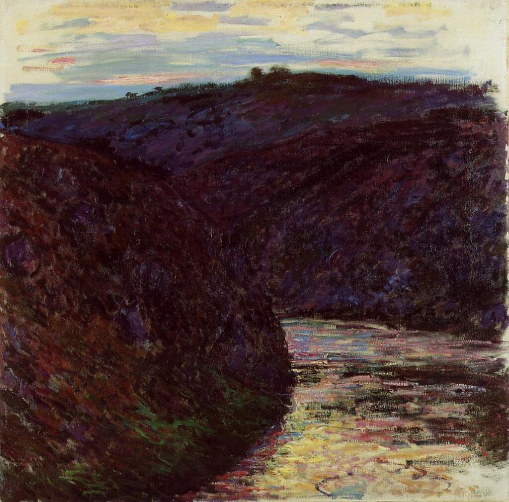 Valley of the Creuse (1889) - Claude Monet Tablo