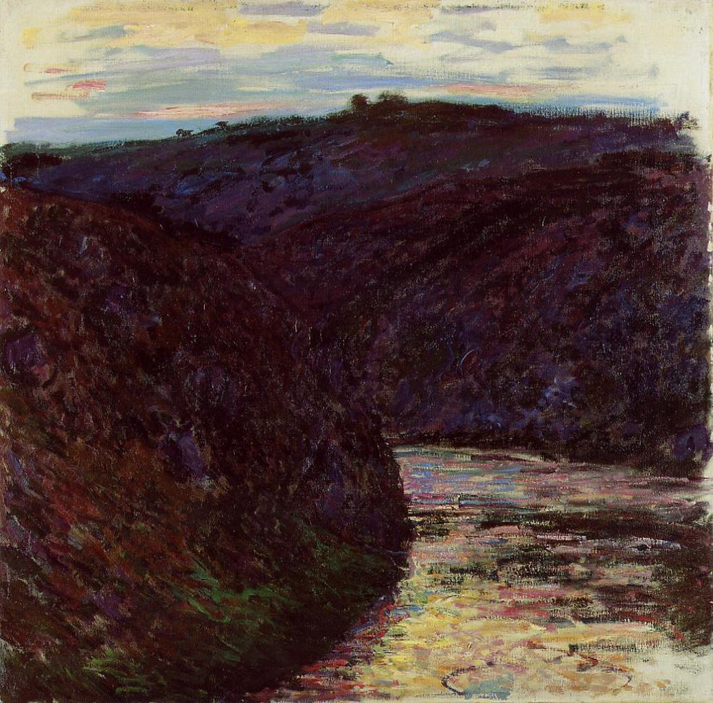 Valley of the Creuse (1889) - Claude Monet Tablo