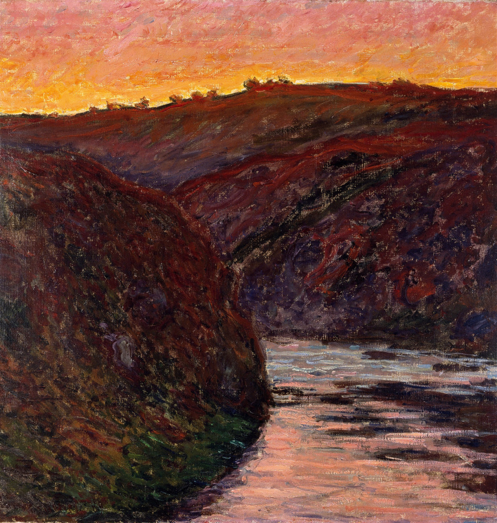 Valley of the Creuse, Sunset (1889) - Claude Monet Tablo