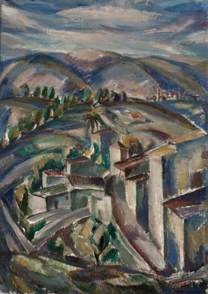 Vanha Cagnes (1921) - Tyko Sallinen Tablo