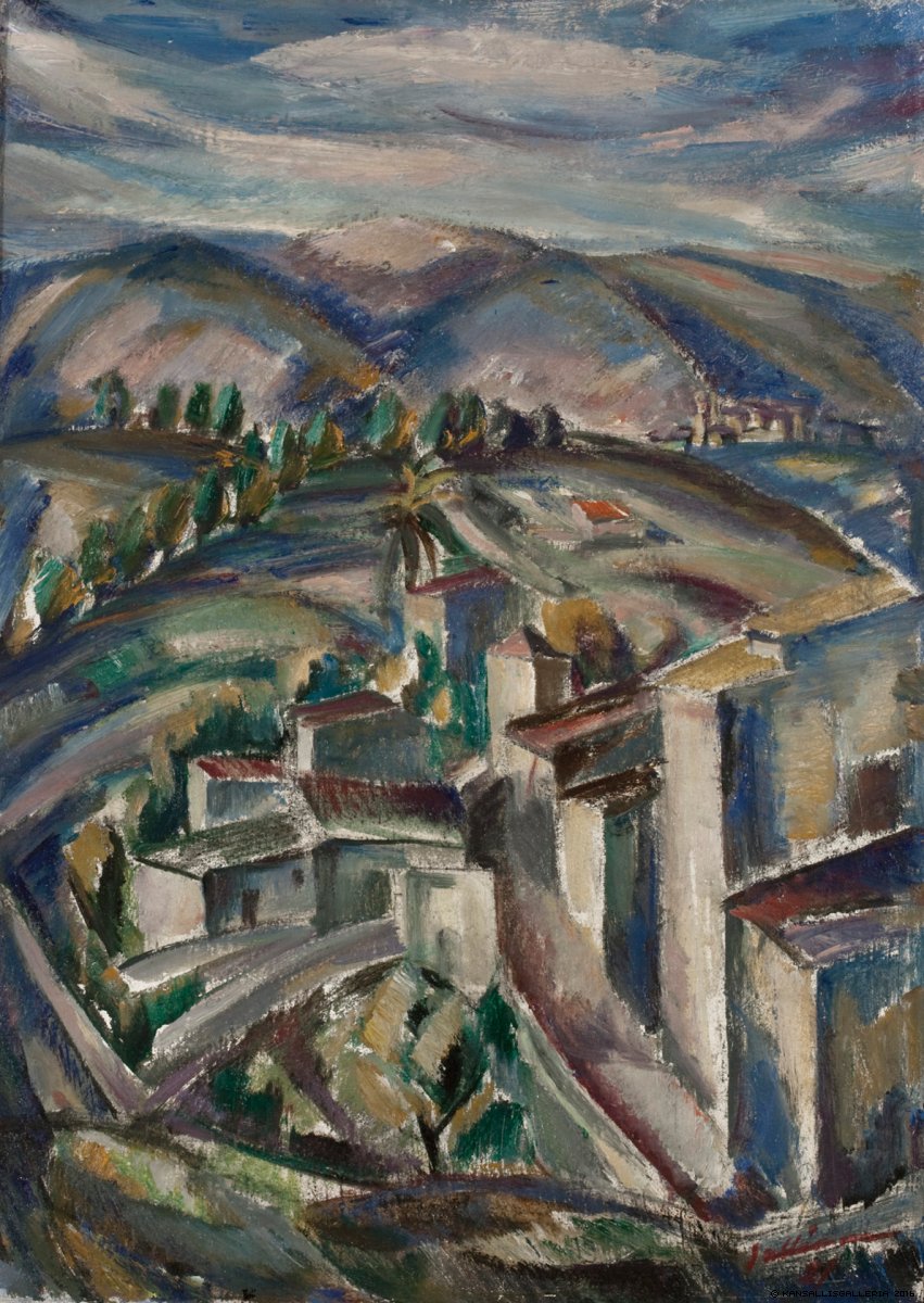 Vanha Cagnes (1921) - Tyko Sallinen Tablo