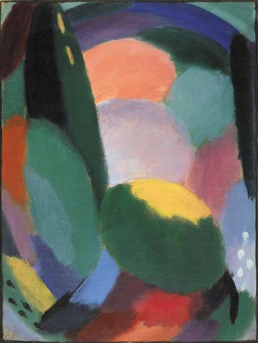 Variation Glorreicher Abend Sommersegen II (1917) - Alexej von Jawlensky Tablo