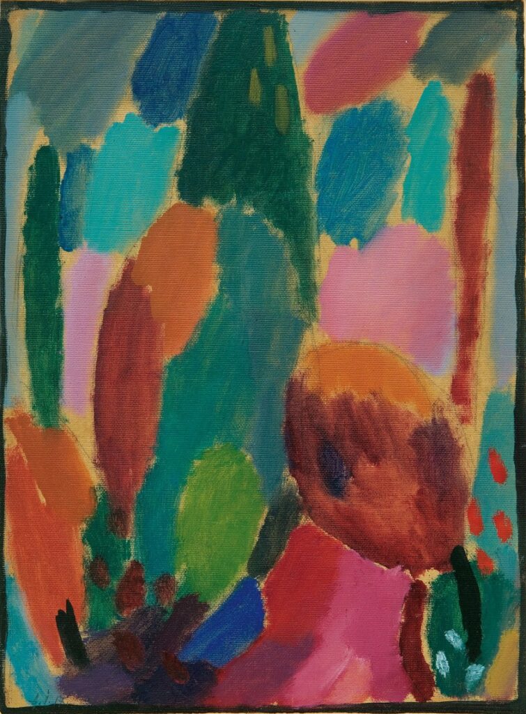 Variation Zärtlichkeiten (1917) - Alexej von Jawlensky Tablo
