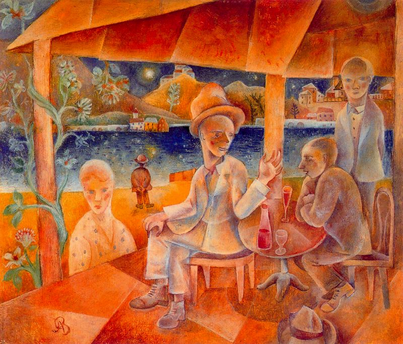Veranda - Albert Bloch Tablo