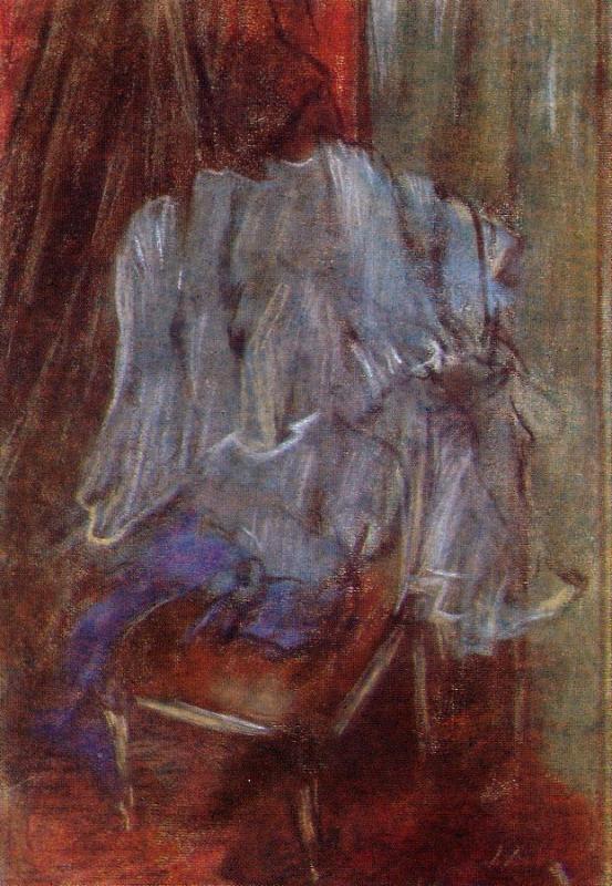 Vestment on a Chair (1887) - Edgar Degas Tablo