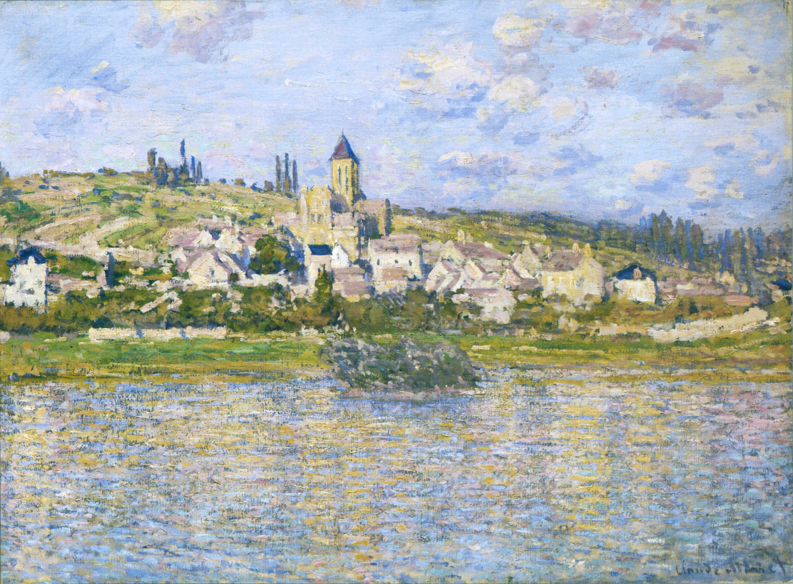 Vetheuil (1879) - Claude Monet Tablo