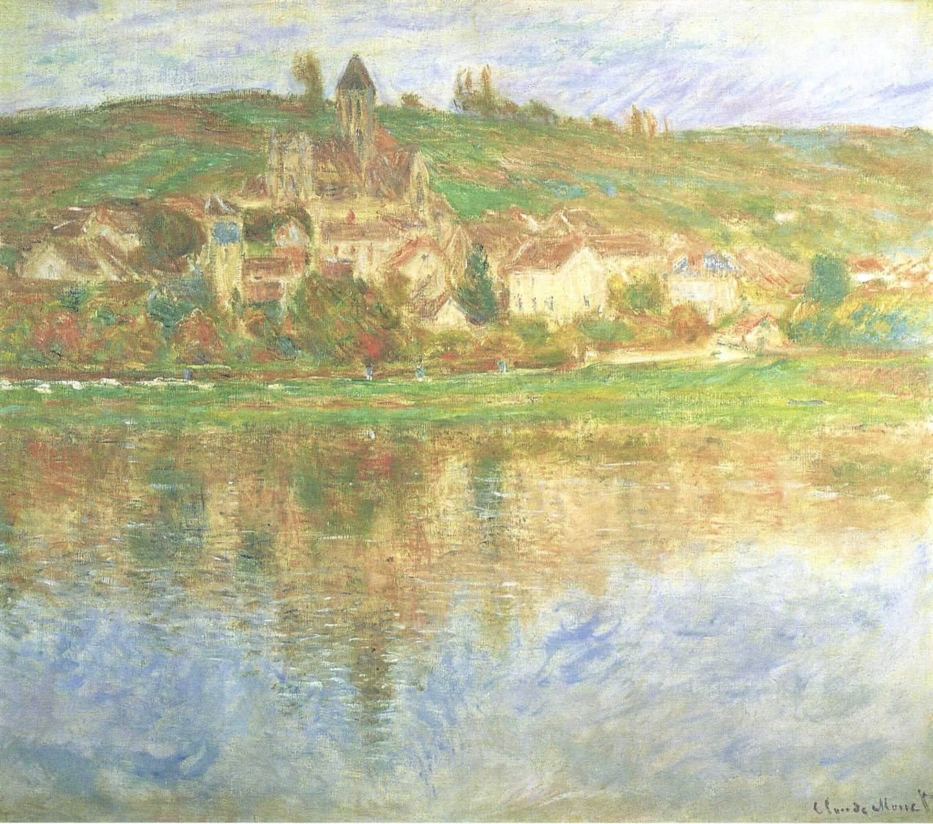 Vetheuil (1901) - Claude Monet Tablo