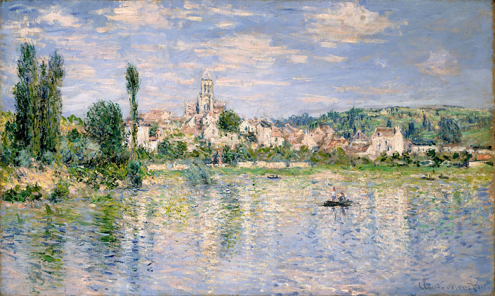 Vetheuil in Summer (1880) - Claude Monet Tablo