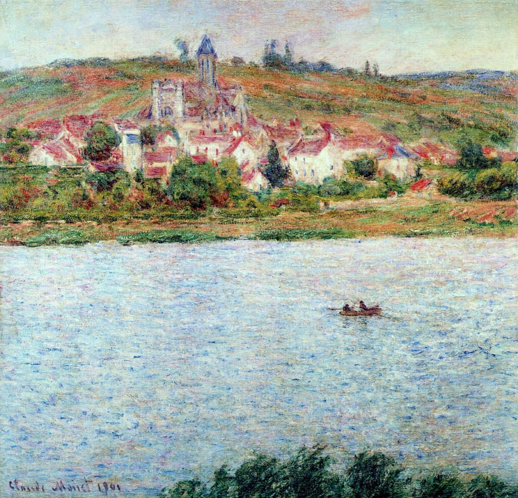 Vetheuil, Morning Effect (1901) - Claude Monet Tablo