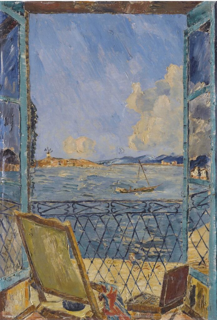 View from a window, Ibiza - Alexis Gritchenko Tablo