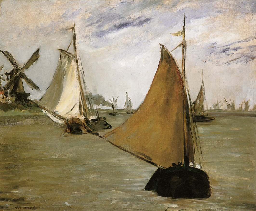 View of Holland (1872) - Edouard Manet Tablo