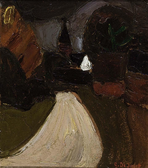 Village - Gustave De Smet Tablo