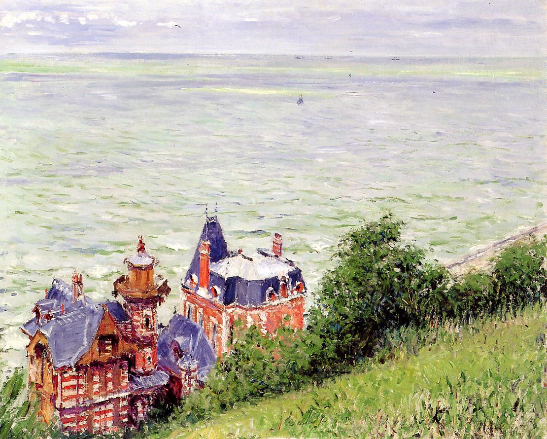 Villas at Trouville (1884) - Gustave Caillebotte Tablo