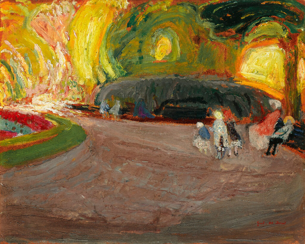 Vondelpark (1915) - Gustave De Smet Tablo
