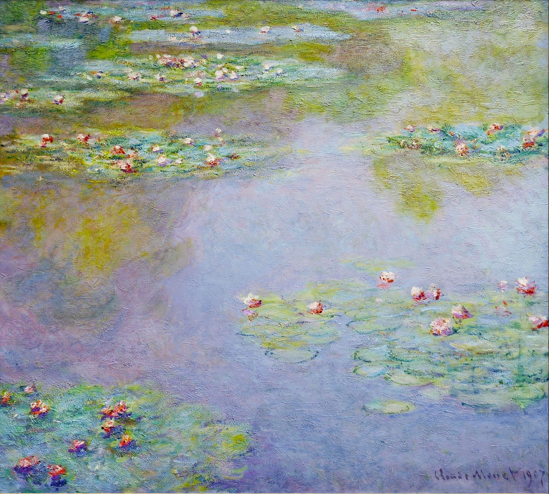 Water Lilies (1907) - Claude Monet Tablo