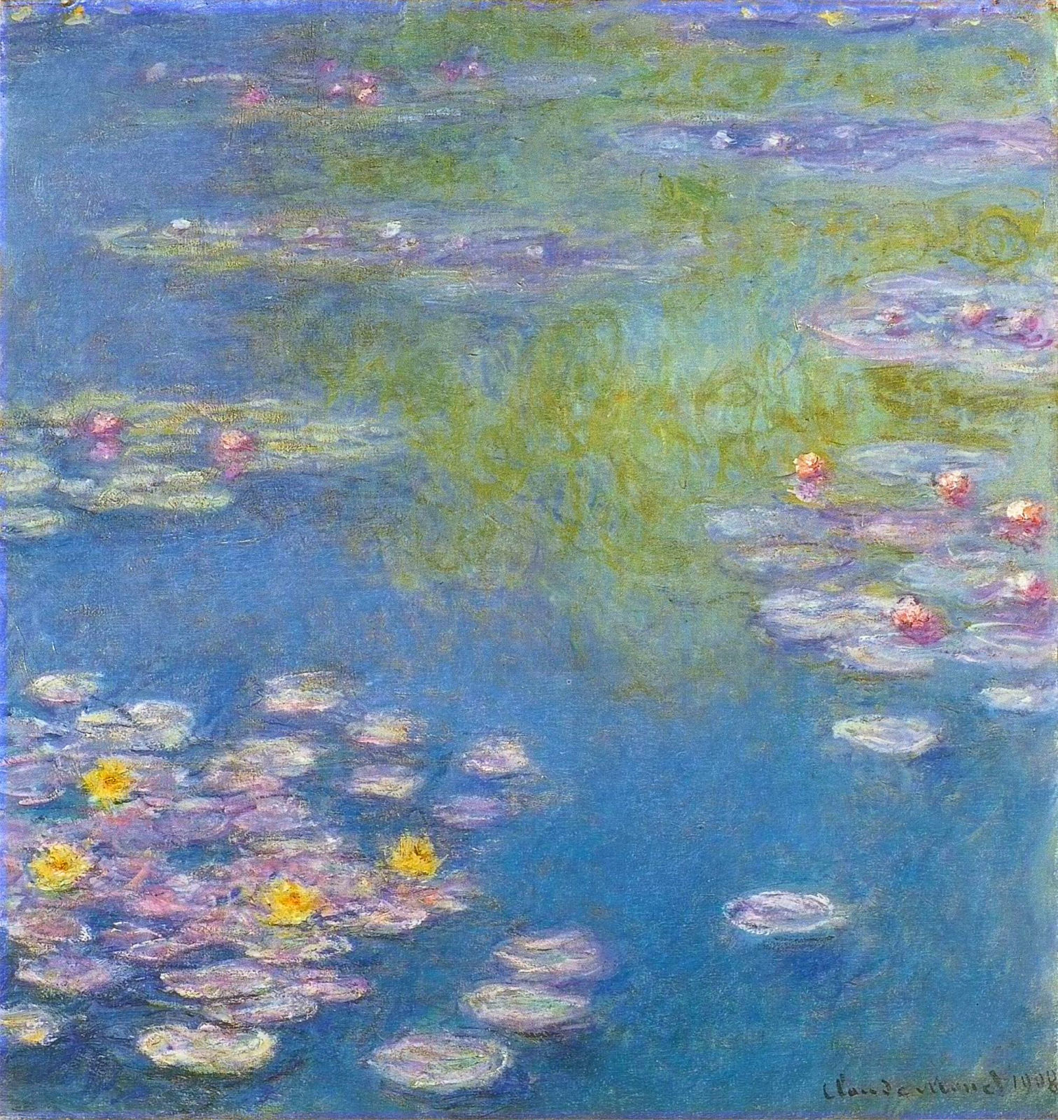 Water Lilies (1908) - Claude Monet Tablo