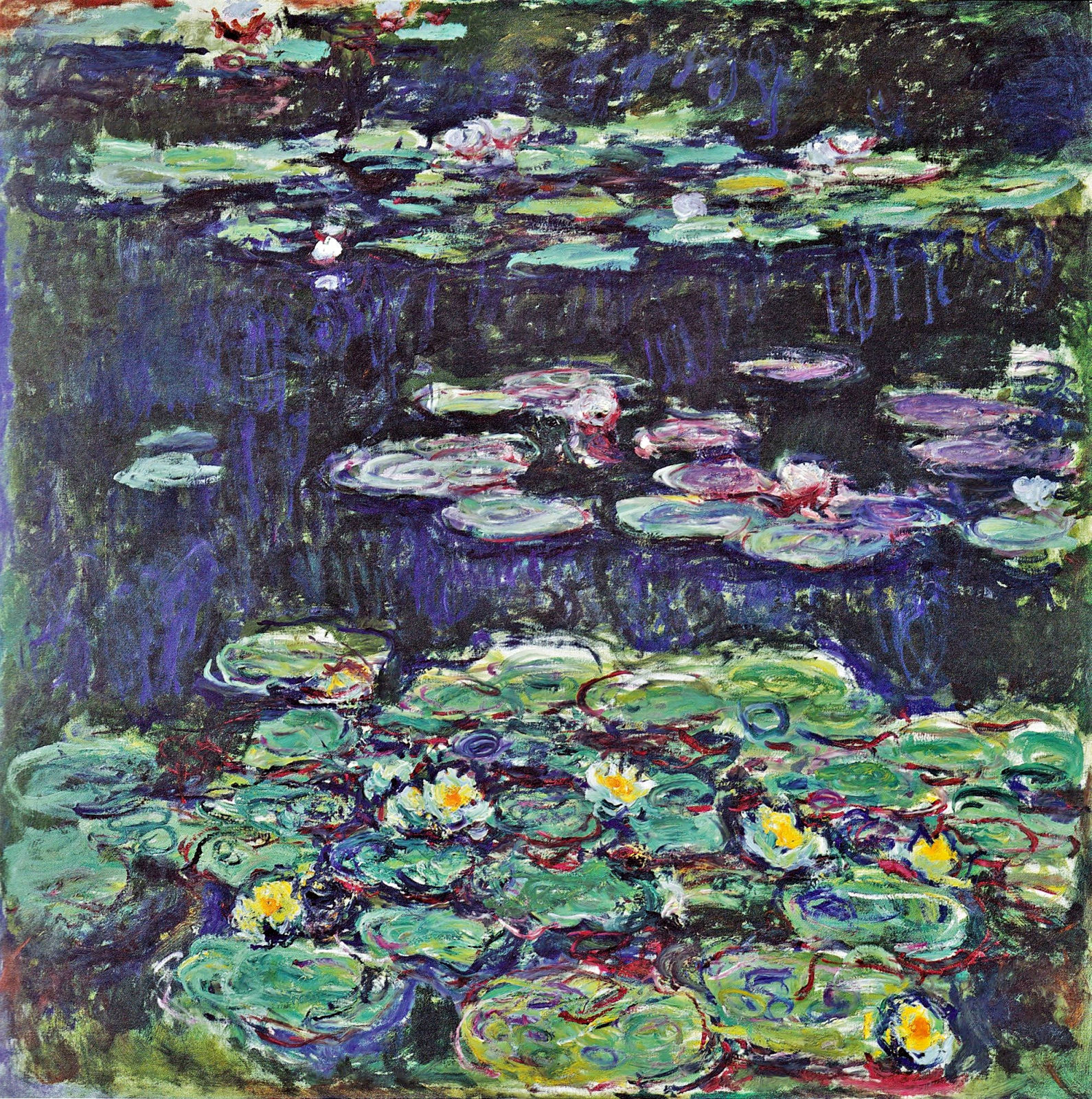 Water Lilies (1914) - Claude Monet Tablo
