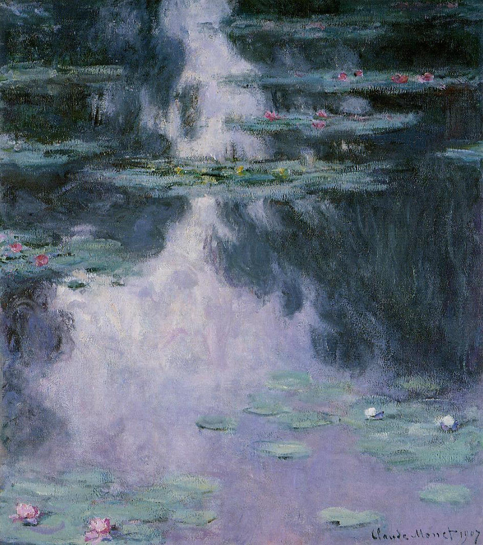 Water Lilies (Nympheas) (1907) - Claude Monet Tablo