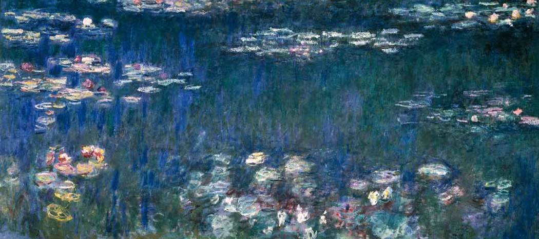 Water Lilies, Green Harmony (1914) - Claude Monet Tablo