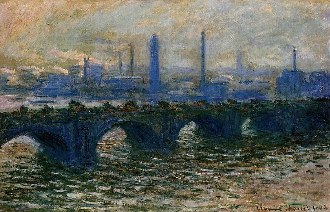 Waterloo Bridge (1902) - Claude Monet Tablo